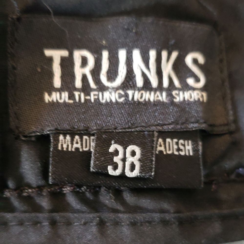 Trunks Navy Blue Patterned Shorts - Picture 3 of 4